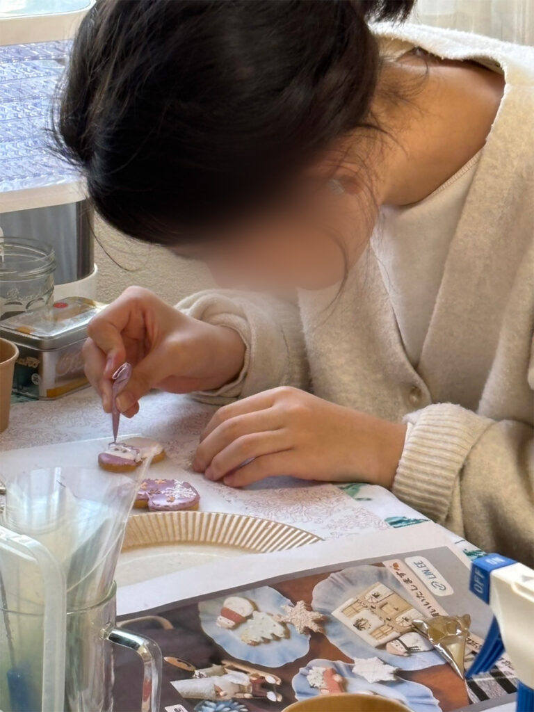 冬のアイシングクッキーワークショップ
