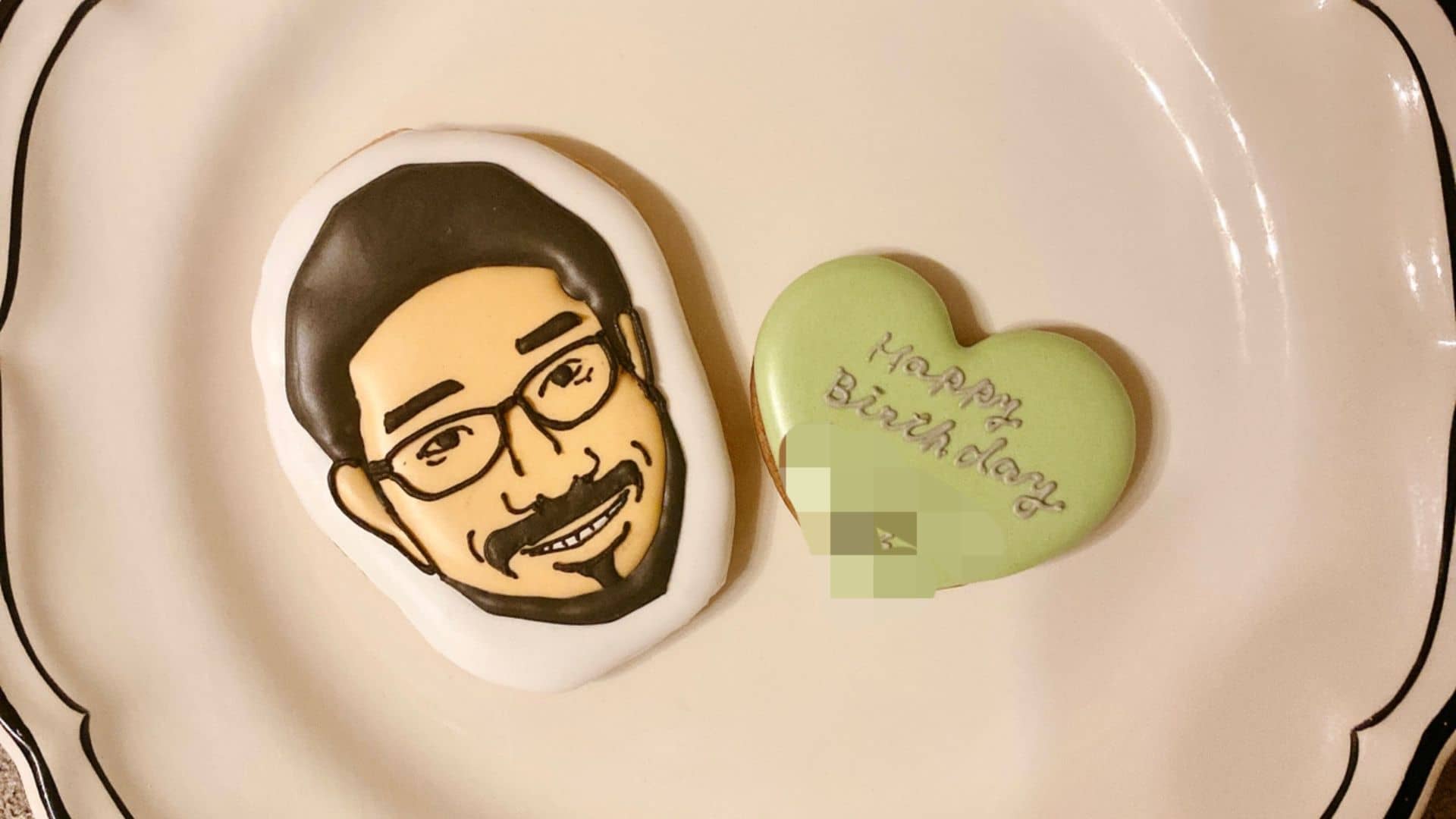 似顔絵アイシングクッキー