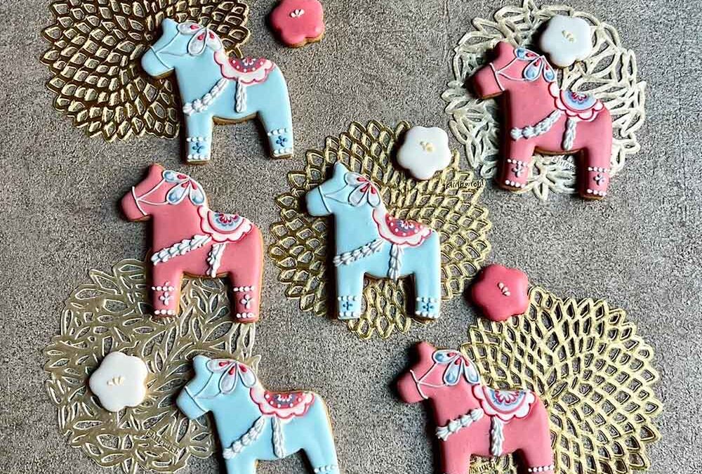 ダーナラホースのアイシングクッキー