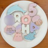 5歳のお祝いに！パステルカラーが可愛い「海の生き物」アイシングクッキー