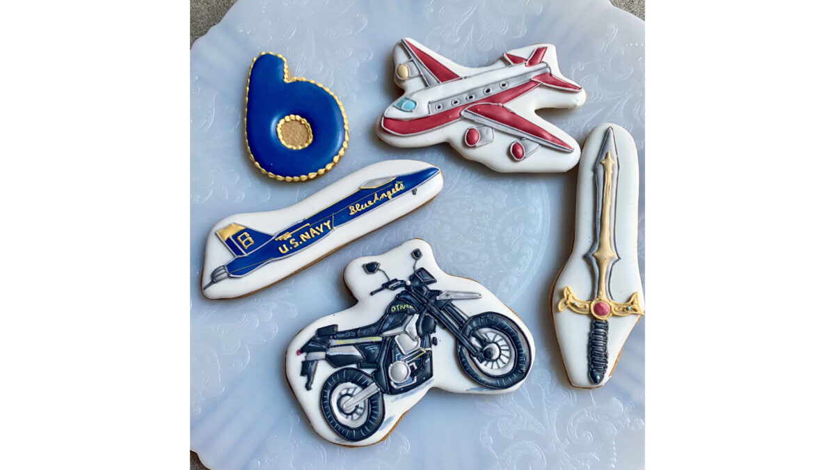 乗り物アイシングクッキー