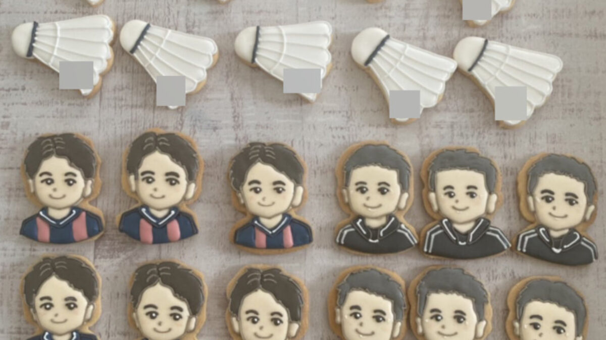 高校バトミントン部の卒業記念